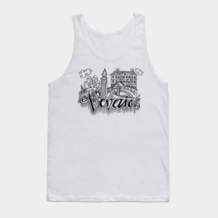 Hand Drawn Symbols Of Venezia Tank Top